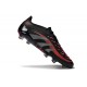 adidas Predator Elite FG Soccer Boots Black Grey Four Lucid Red