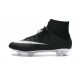 Cristiano Ronaldo Nike Mercurial Superfly 4 FG Shoes Black Silver