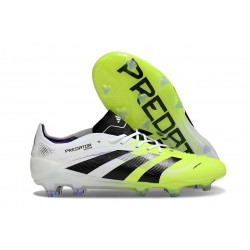 adidas Predator Elite FG Soccer Boots White Black Lucid Lemon