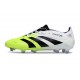 adidas Predator Elite FG Soccer Boots White Black Lucid Lemon