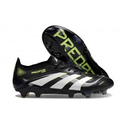 adidas Predator Elite FG Soccer Boots Black White Lucid Lemon
