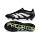 adidas Predator Elite FG Soccer Boots Black White Lucid Lemon