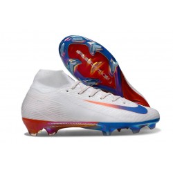 Nike Air Zoom Mercurial Superfly X Elite FG White Blue Red