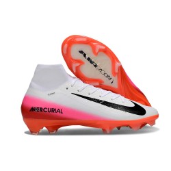 Nike Air Zoom Mercurial Superfly X Elite FG White Black Red