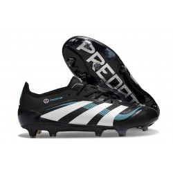 adidas Predator Elite FG Soccer Boots Black White Blue