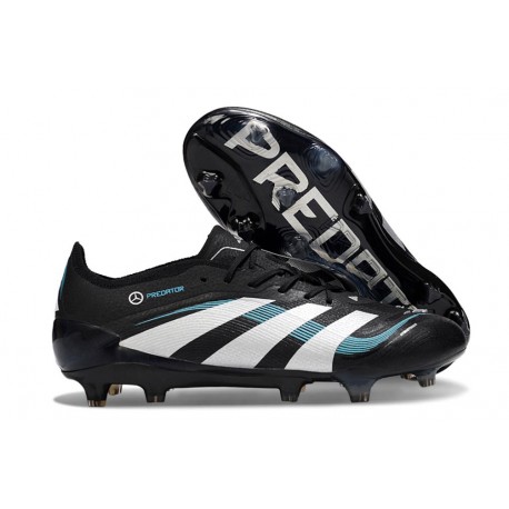 adidas Predator Elite FG Soccer Boots Black White Blue