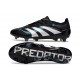 adidas Predator Elite FG Soccer Boots Black White Blue