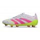 adidas Predator Elite FG Soccer Boots White Lucid Pink Lucid Lemon