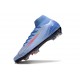 Nike Air Zoom Mercurial Superfly X Elite FG Blue Red