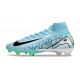Nike Air Zoom Mercurial Superfly X Elite FG Blue Black White