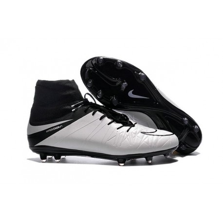 Nike Hypervenom Phantom 2 FG ACC 2016 Soccer Shoes Leather White Black