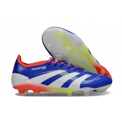 adidas Predator Elite FG Soccer Boots Lucid Blue Ftwr White Solar Red