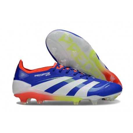 adidas Predator Elite FG Soccer Boots Lucid Blue Ftwr White Solar Red