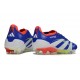 adidas Predator Elite FG Soccer Boots Lucid Blue Ftwr White Solar Red