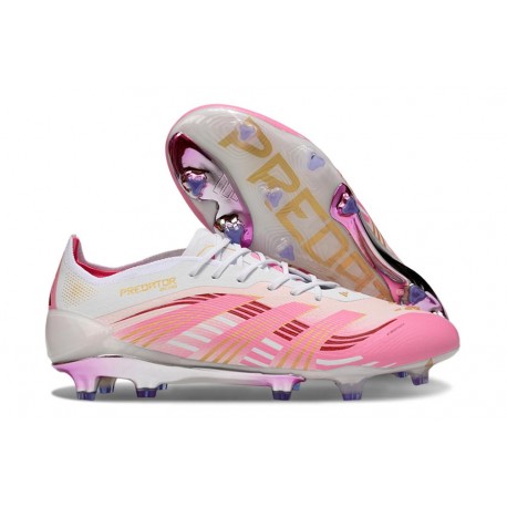 adidas Predator Elite FG Soccer Boots Pink White