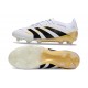 adidas Predator Elite FG Soccer Boots White Black Gold Met