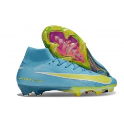Nike Air Zoom Mercurial Superfly X Elite FG Blue Yellow