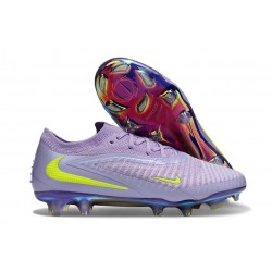 Nike Phantom 6 Elite Low Gras Football Boots Purple Yellow