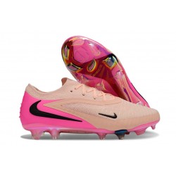 Nike Phantom 6 Elite Low Gras Football Boots Pink Black