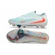 Nike Phantom 6 Elite Low Gras Football Boots White Green Orange