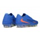 Nike Phantom 6 Elite Low Gras Football Boots Blue Orange