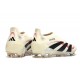 New adidas Predator 25 Elite Laceless FG Off White Core Black Pure Ruby