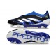 New adidas Predator 25 Elite Laceless FG Black Royal White