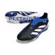 New adidas Predator 25 Elite Laceless FG Black Royal White