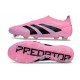 New adidas Predator 25 Elite Laceless FG Pink Black
