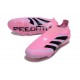 New adidas Predator 25 Elite Laceless FG Pink Black