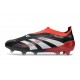 New adidas Predator 25 Elite Laceless FG X MOMENTS Black White Vivid Red