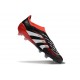 New adidas Predator 25 Elite Laceless FG X MOMENTS Black White Vivid Red