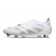 New adidas Predator 25 Elite Laceless FG White Grey