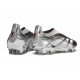 New adidas Predator 25 Elite Laceless FG Silver Gray