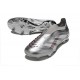 New adidas Predator 25 Elite Laceless FG Silver Gray