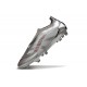 New adidas Predator 25 Elite Laceless FG Silver Gray