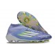 adidas F50 Elite Mid-Cut Firm Ground Cleats Purple Rush Ftwr White Lucid Lemon