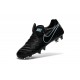 Nike Tiempo Legend VI FG ACC K-Leather Football Cleat Black Blue