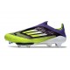 New adidas F50+ Laceless FG Unity Purple Solar Yellow