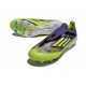 New adidas F50+ Laceless FG Unity Purple Solar Yellow