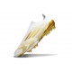 New adidas F50+ Laceless FG Ftwr White Gold Met