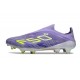 New adidas F50+ Laceless FG Purple Rush Lucid Lemon
