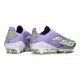 New adidas F50+ Laceless FG Purple Rush Lucid Lemon