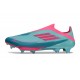 New adidas F50+ Laceless FG X MESSI Flash Aqua Lucid Pink Lucid Cyan
