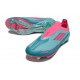 New adidas F50+ Laceless FG X MESSI Flash Aqua Lucid Pink Lucid Cyan