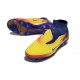New Nike Phantom 6 Elite DF FG Yellow Blue Gold