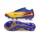 Nike Phantom 6 Elite Low Gras Football Boots Blue Yellow Red Gold