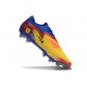 Nike Phantom 6 Elite Low Gras Football Boots Blue Yellow Red Gold