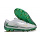 Nike Phantom 6 Elite Low Gras Football Boots White Green Silver