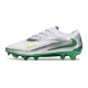Nike Phantom 6 Elite Low Gras Football Boots White Green Silver